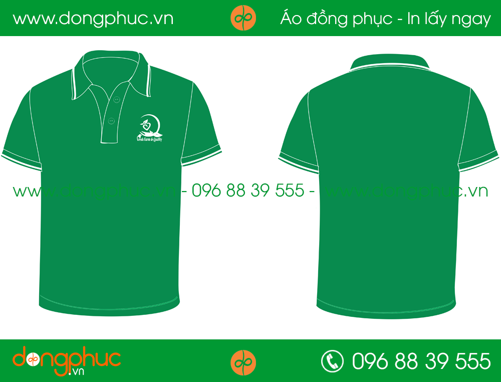 Áo phông đồng phục công ty Cresh
